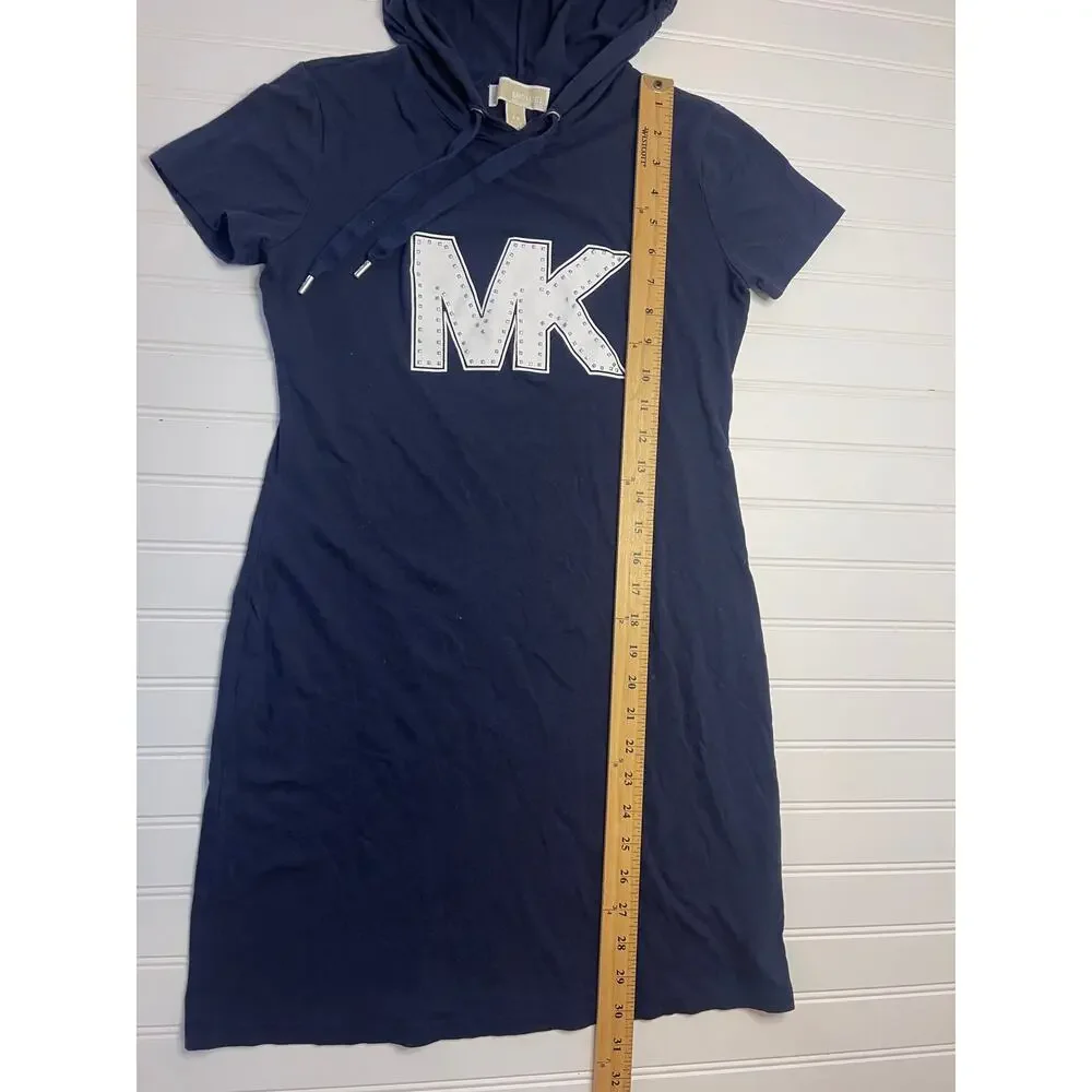 Michael Kors Short Sleeve Hoodie‎ Dress Jewels - Size Women's XS